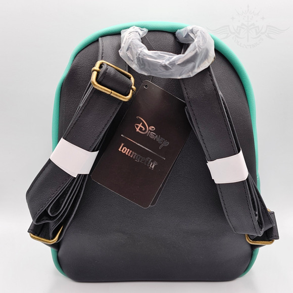 Loungefly Disney The Fox And The Hound Duo Friends Green Mini Backpack Bag New - Picture 5 of 8